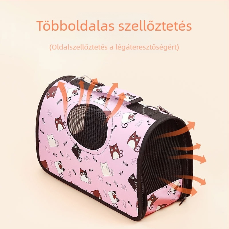 Kisállat táska macska hátizsák teddy out macskaketrec kutyatáska macskatáska macskatáska hordozható ketrec kellékek