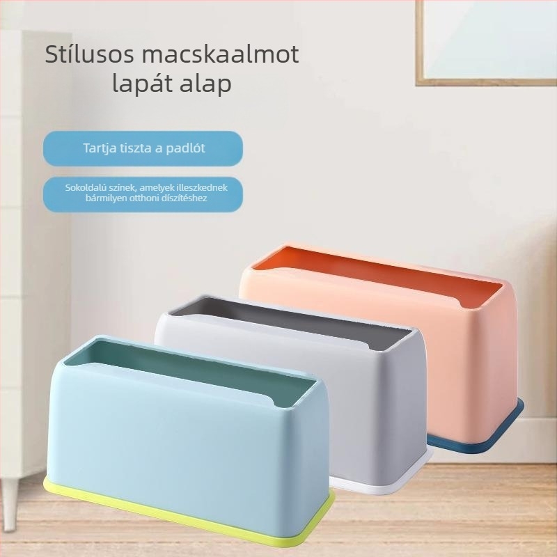 Fém macskaalomlapát tárolódoboz, macskaalomlapát hely, polc, lapátöltöny, kiegészítők, macskaalomlapát társ