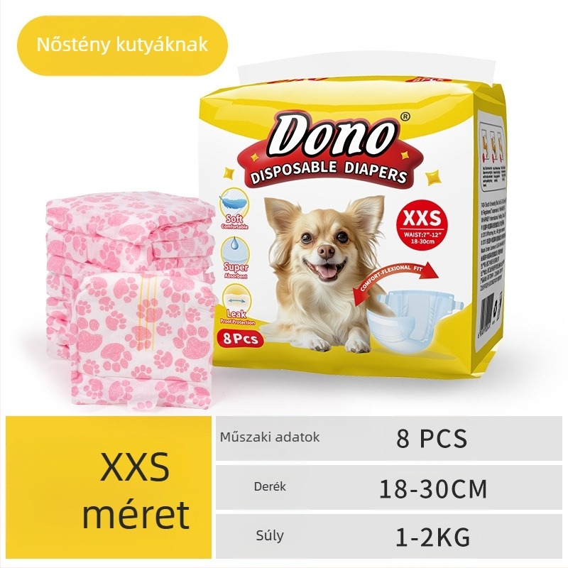 DONO NAPLÓJA kutyapelenkák kan kutya szuka fiziológiai nadrág kisállat pelenkák a kisállat növekedési naplójában