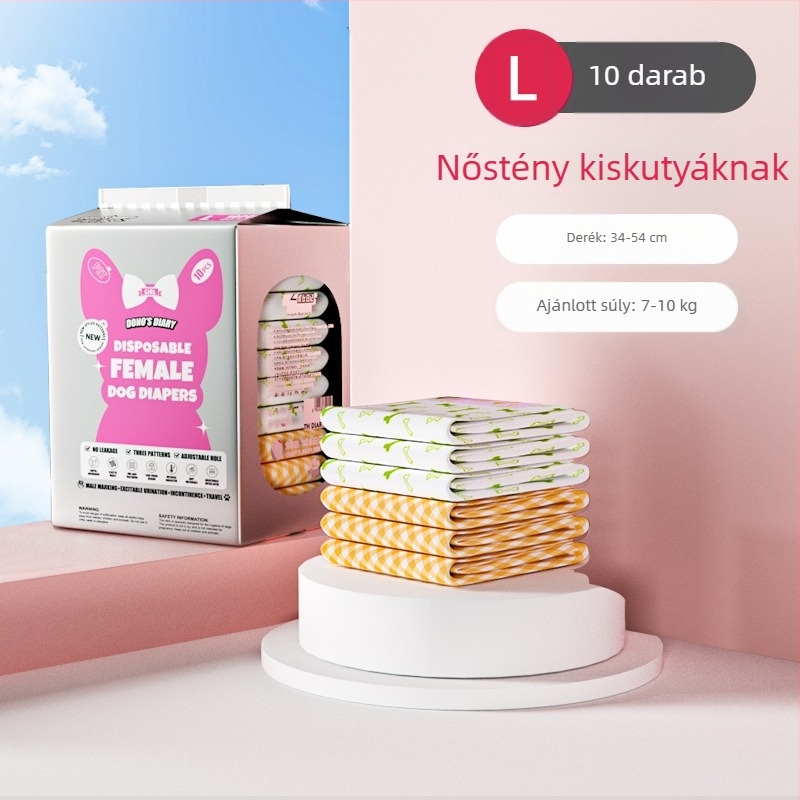 DONO NAPLÓJA kutyapelenkák kan kutya szuka fiziológiai nadrág kisállat pelenkák a kisállat növekedési naplójában