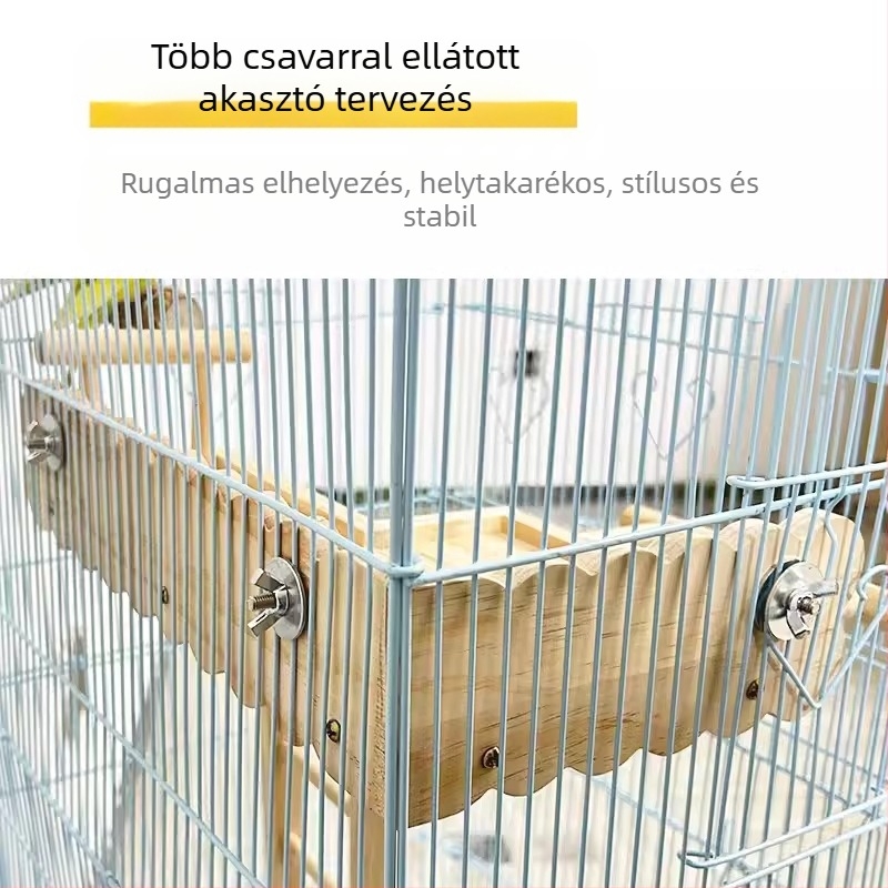 Fekete Főnix Bazsarózsa Papagáj Tömörfa Ágy Tigrisbőr Mászólépcső Rúdplatform Platform Madárkalitka Dekoráció Madárkellékek Kellékek