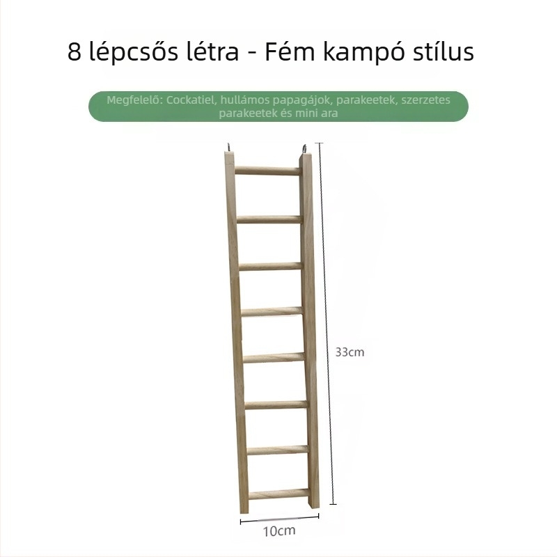 Fekete Főnix Bazsarózsa Papagáj Tömörfa Ágy Tigrisbőr Mászólépcső Rúdplatform Platform Madárkalitka Dekoráció Madárkellékek Kellékek