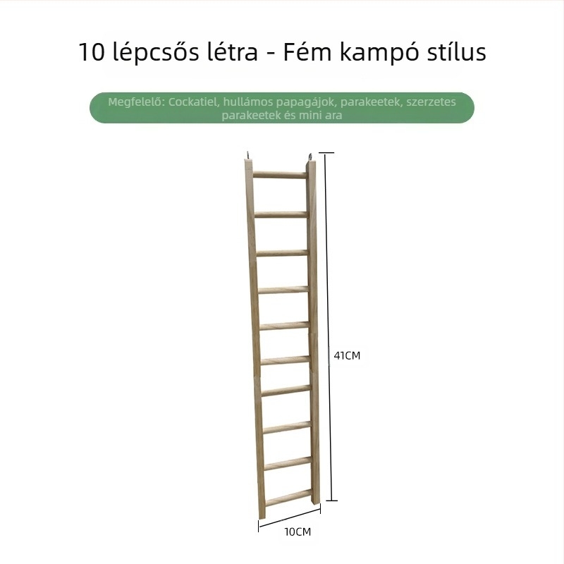 Fekete Főnix Bazsarózsa Papagáj Tömörfa Ágy Tigrisbőr Mászólépcső Rúdplatform Platform Madárkalitka Dekoráció Madárkellékek Kellékek