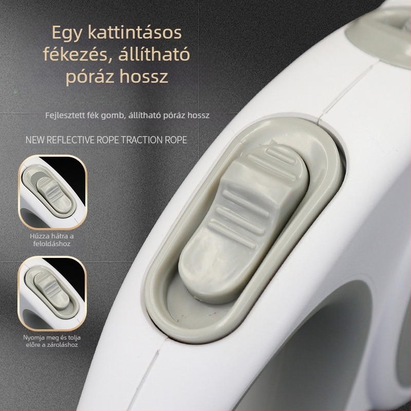 Új kisállat póráz automatikus behúzható póráz fényvisszaverő kutyapóráz kutyapóráz 5m kisállat-kellékek