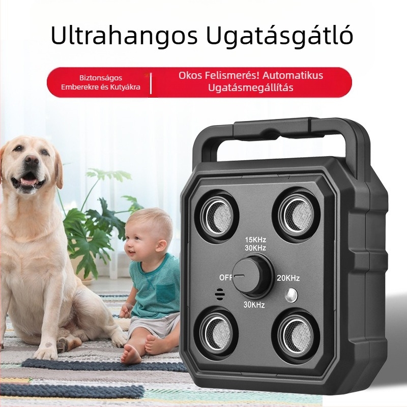 Határokon átnyúló új ultrahangos ugatásgátló kutyakiképző, automatikus hangvezérlésű, ugatásgátló kisállat-kiképző kellékek az Amazonon