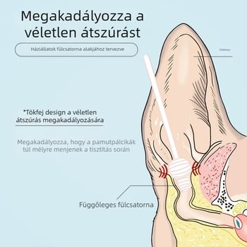 Kisállat fültisztító vattapálcika 110 db kutya fülzsír fülszag illóolaj vattapálcika macska fültisztító folyadék fülmosó folyadék