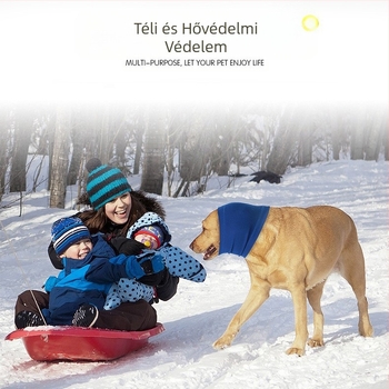 Kutya fülvédő téli kisállat hidegálló zajcsökkentő meleg fejfedő nagy rugalmasságú mosható kutya fülvédő sál