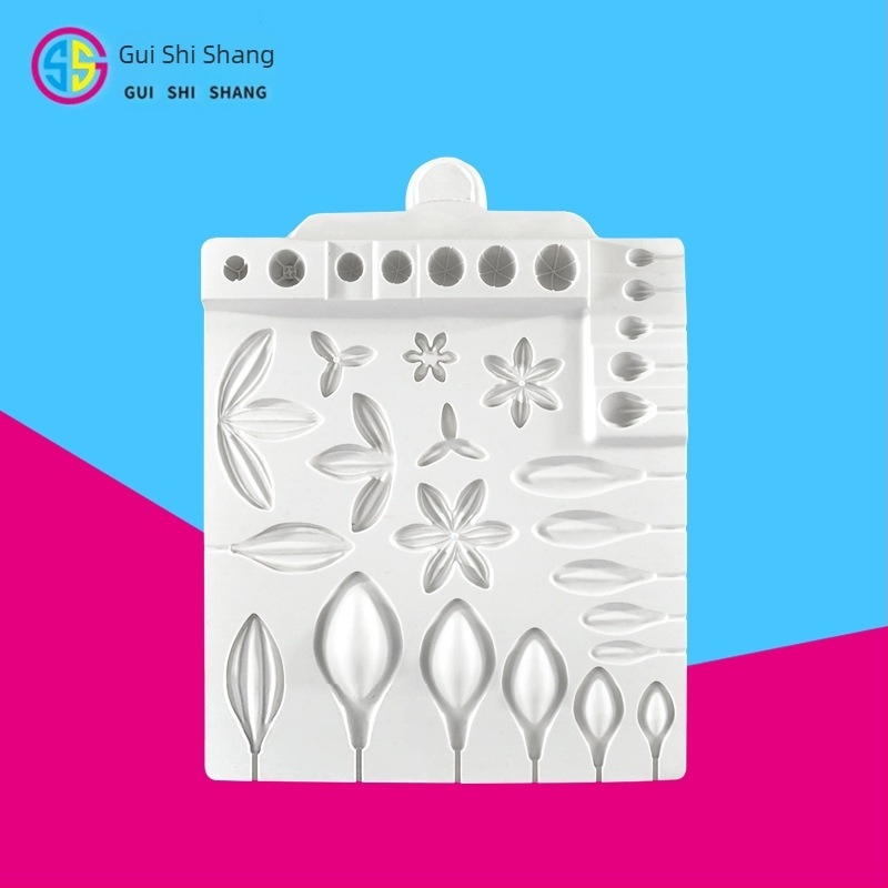 Új szirom szilikon forma húsos növény torta dekoráció flip cukor forma csokoládé forma diy sütőeszközök