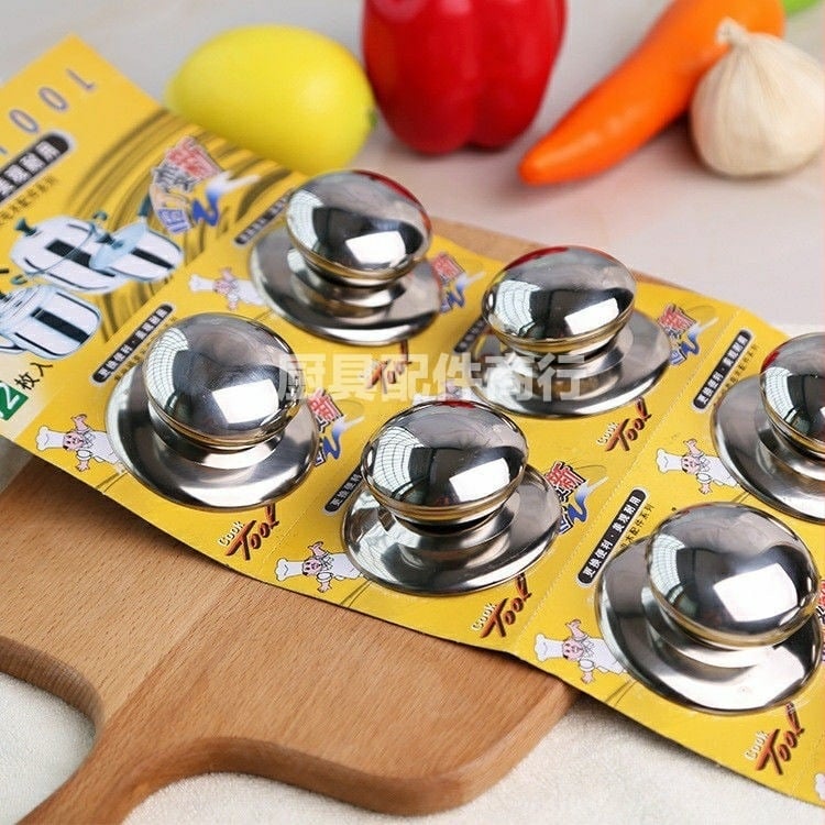 Fedő fogantyú, rozsdamentes acél, univerzális edénykupak, égésgátló fedőgomb, üvegfedő tartozékok, fedőlap, gyöngy, edénykockák