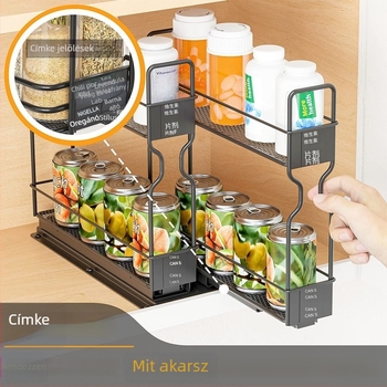 2023 konyhai teljes készlet fűszeres üveg üveg multifunkcionális tároló állvány többrétegű háztartási kellékek fűszeres doboz fűszeres tároló állvány