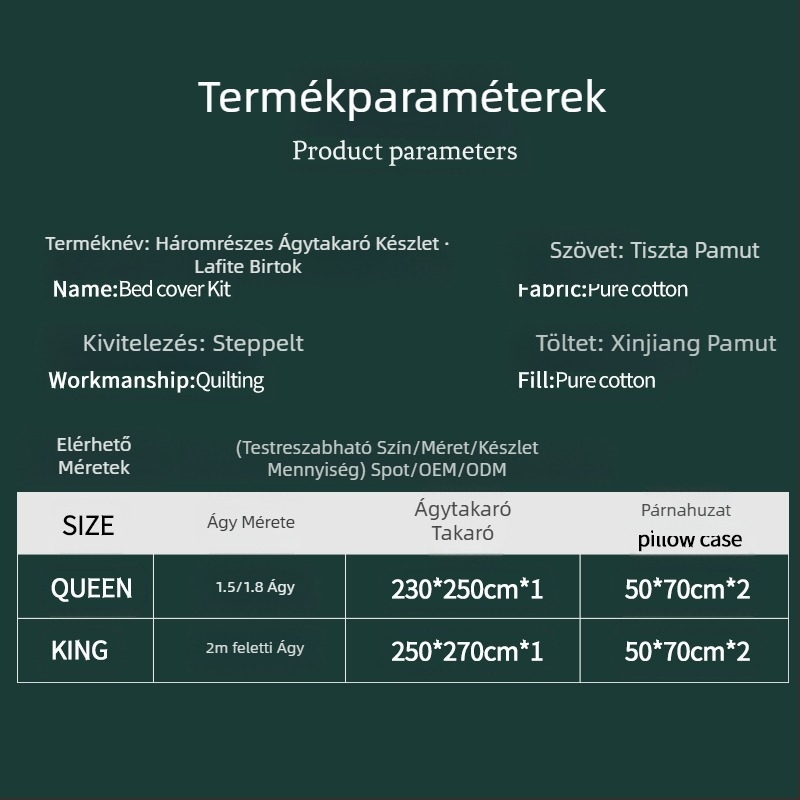 Pinli Lakástextil Külkereskedelmi Pamut Ágytakaró Háromrészes Garnitúra Amerikai Utánzatú Paplan Nyomott Pamut Légkondicionáló Paplan