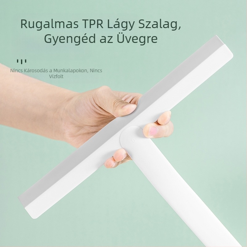 Törölje le az üvegtárgyat háztartási kétoldalas törlőkendővel, többfunkciós mosó üvegtörlő ablaktisztító eszközzel