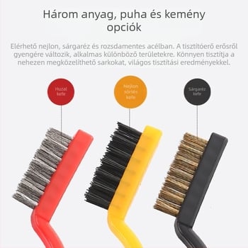 Raktáron gáztűzhely tisztítókefe konyhai kellékek konyhai ventilátor tűzhelykefe tisztítóeszközök acéldrót kis kefe öltöny