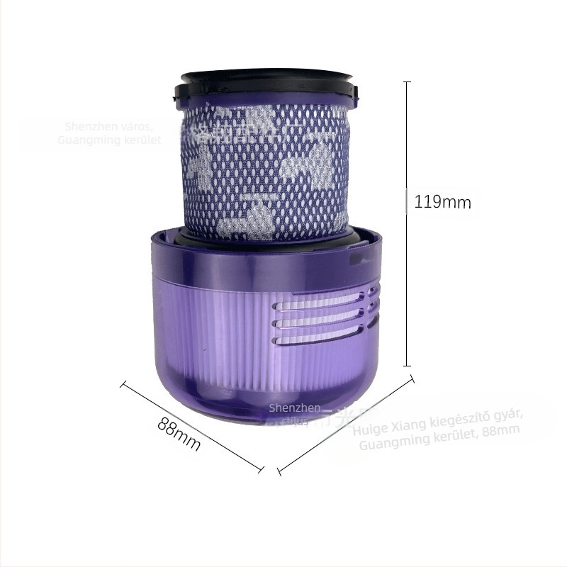 Dyson porszívó tartozékokhoz alkalmas: V6V7V8V10V11V11V12V15 DC38 első és hátsó szűrőbetét szűrőháló