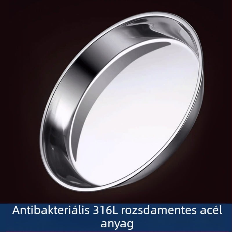 Élelmiszeripari minőségű 316 rozsdamentes acél lemezlemez háztartási lapos aljú sekély tányér gőztányér kerek tálca vaslemez vastagított edény