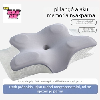 Nyakpárna párnahuzattal egy öltöny lassú visszapattanású memóriapárna párnamag mély alvás nyakpárna memória pamut párna