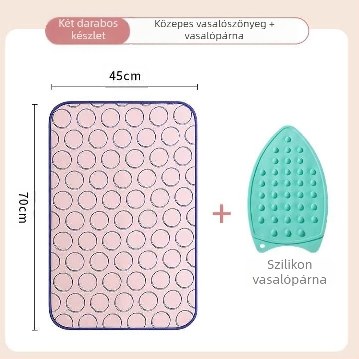 Háztartási vasalódeszka Háztartási vasalószőnyeg Hatrétegű vastagított hőszigetelés Vízálló Összecsukható Hordozható Vasalógéppel Vasaláshoz
