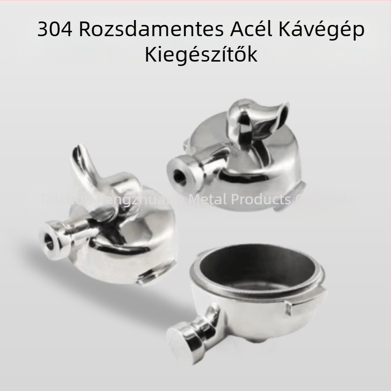 304 Kávéfőző alkatrészek Öntvény alkatrészek Formafejlesztés CNC megmunkálás Rozsdamentes acél tartozékok Közvetlen szállítás