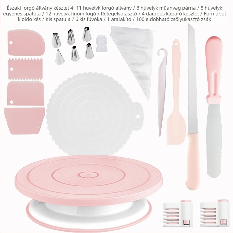 Csúszásmentes torta forgótányér forgóasztal díszítőasztal öltöny torta forgótányér torta barkácsolás sütőeszközök