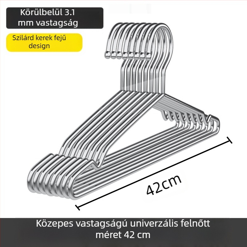 304 rozsdamentes acél szárítóállvány háztartási függő ruhaszárító vastagított vastagított ruhaakasztó extra vastag baba