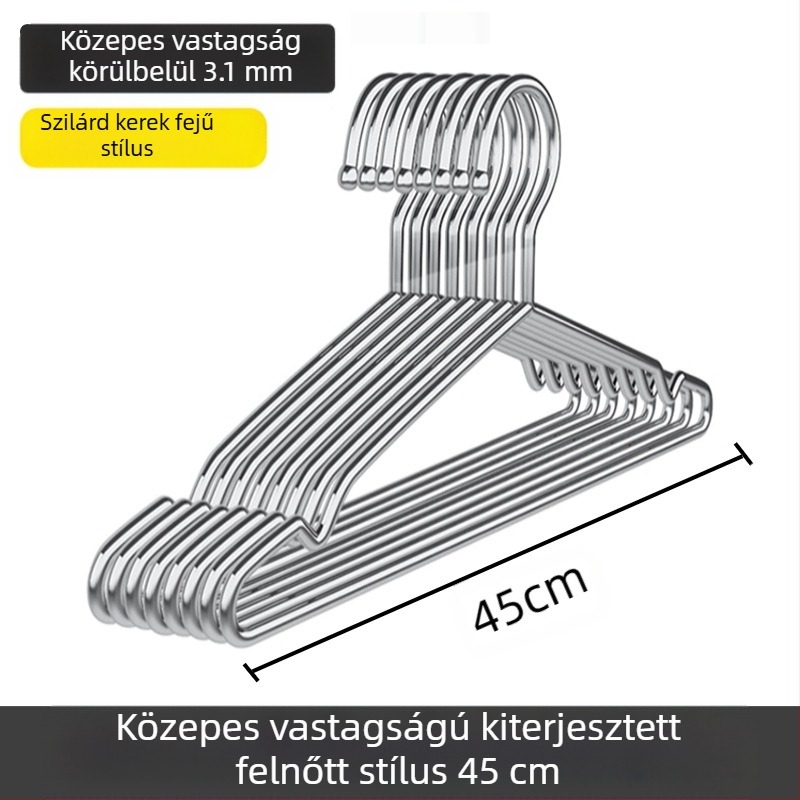 304 rozsdamentes acél szárítóállvány háztartási függő ruhaszárító vastagított vastagított ruhaakasztó extra vastag baba