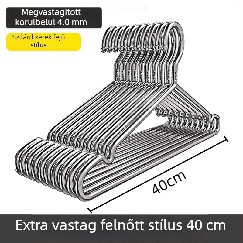 304 rozsdamentes acél szárítóállvány háztartási függő ruhaszárító vastagított vastagított ruhaakasztó extra vastag baba