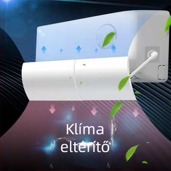 Légkondicionáló szélterelő univerzális holdklíma szélvédő háztartási falra szerelhető, telepítésmentes klímaberendezés szélterelő a közvetlen fújás megakadályozására