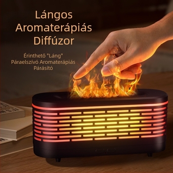 Kreatív hálószoba irodai asztali lángpárásító háztartási kis mini éjszakai fény határokon átnyúló illóolaj aromaterápiás gép