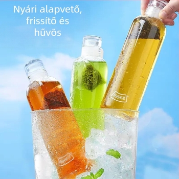 Kiváló minőségű hideg főzetű palack, hőálló hideg főzetű teáscsésze időskálával, magas boroszilikát üvegből készült vízpohár, hideg főzetű teáscsésze 500~1000