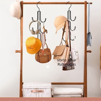 Otthon Gardrób Multifunkcionális Táskaakasztó Kalap Nyakkendő Sál Öv Bejárati Tároló Táskaakasztó