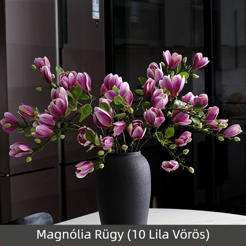 Nappali kínai virágdíszek virágkertészet művirág művirág hangulatú asztaldekoráció otthoni fény luxus magnólia