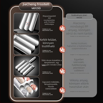 304 rozsdamentes acél háromszoros garnélarák-csúszásos húsgombóc készítő eszköz háztartási halgolyó egyetlen négyszeres húsgombóc sub forró edény tárgy