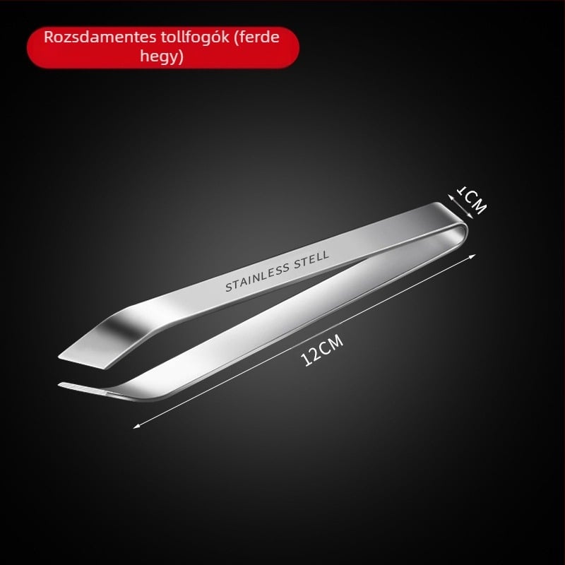 Vastag rozsdamentes acél sertéshajcsipesz háztartási halcsontfogó húzó csirkekacsa fogó csipesz klip konyhai eszközök