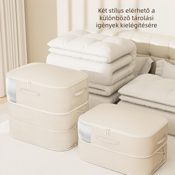 Vizuális nedvességálló penészálló ruhák pehelykabát négyrészes szett paplan takaró tárolótáska ruhásszekrény tárolótáska költöztető táska