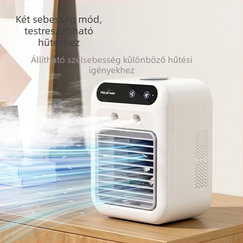 Határokon átnyúló USB spray mini légkondicionáló ventilátor asztali csendes hűtőventilátor irodai kollégiumi nyári hűtőmű