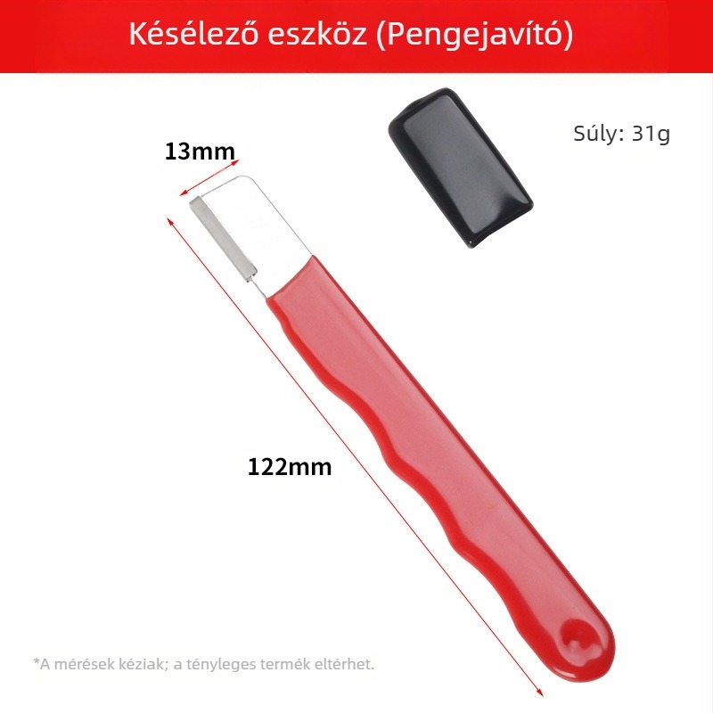 Kültéri kerti hordozható ollóélező kültéri kés olló kettős célú élező kő kerti kaparó gyorsélező