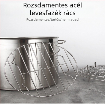 Pörkölt húshoz speciális rács, vízálló rács, tésztafőző, gőzölőrács, rozsdamentes acél gőzölő, gőztároló, pasztaálló edény, levesvödör, háló
