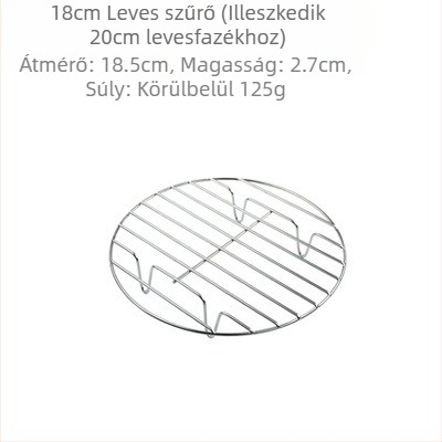 Pörkölt húshoz speciális rács, vízálló rács, tésztafőző, gőzölőrács, rozsdamentes acél gőzölő, gőztároló, pasztaálló edény, levesvödör, háló