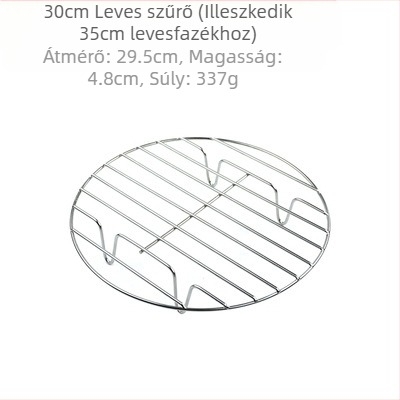 Pörkölt húshoz speciális rács, vízálló rács, tésztafőző, gőzölőrács, rozsdamentes acél gőzölő, gőztároló, pasztaálló edény, levesvödör, háló