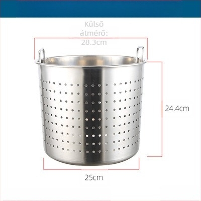 Pörkölt húshoz speciális rács, vízálló rács, tésztafőző, gőzölőrács, rozsdamentes acél gőzölő, gőztároló, pasztaálló edény, levesvödör, háló