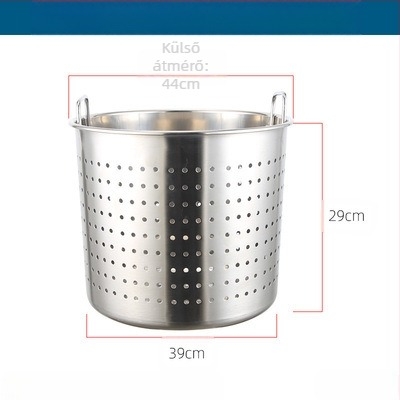 Pörkölt húshoz speciális rács, vízálló rács, tésztafőző, gőzölőrács, rozsdamentes acél gőzölő, gőztároló, pasztaálló edény, levesvödör, háló