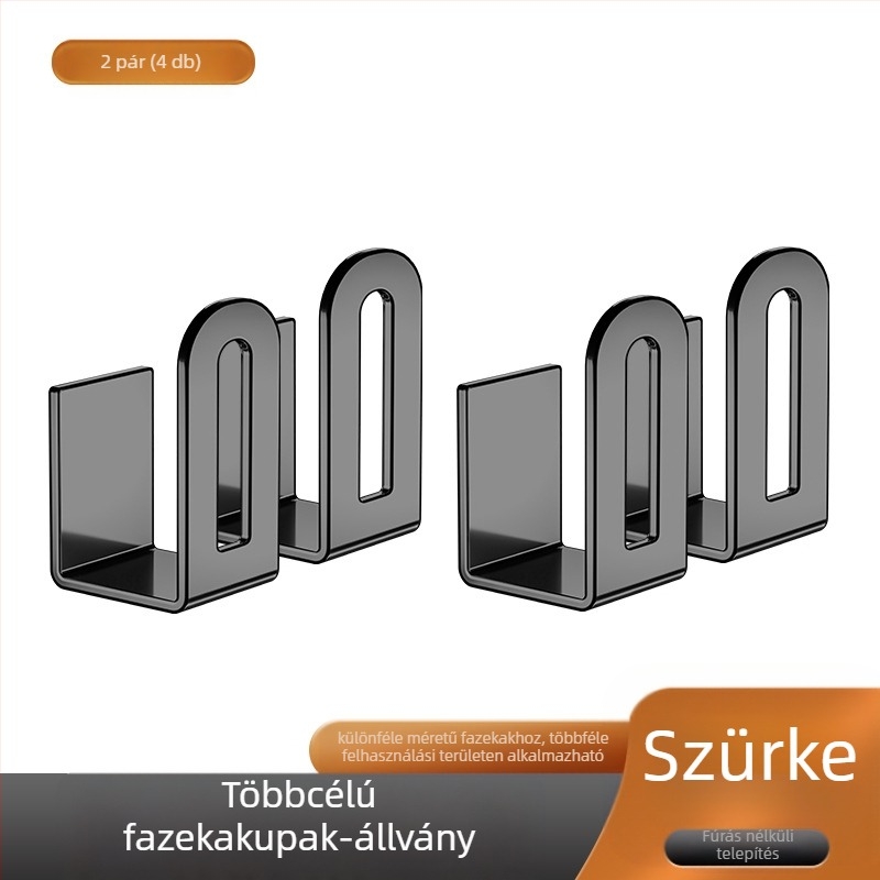 Ütésmentes edénytakaró-tartó, konyhai tárolóállvány, falra szerelhető vágódeszka, vágódeszka, többfunkciós fali tároló műtárgytartó