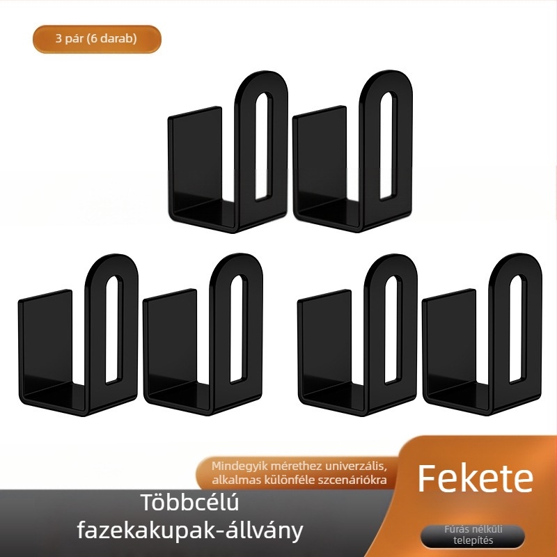 Ütésmentes edénytakaró-tartó, konyhai tárolóállvány, falra szerelhető vágódeszka, vágódeszka, többfunkciós fali tároló műtárgytartó