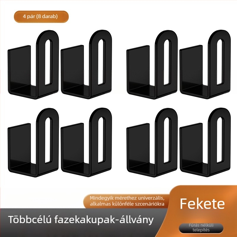 Ütésmentes edénytakaró-tartó, konyhai tárolóállvány, falra szerelhető vágódeszka, vágódeszka, többfunkciós fali tároló műtárgytartó