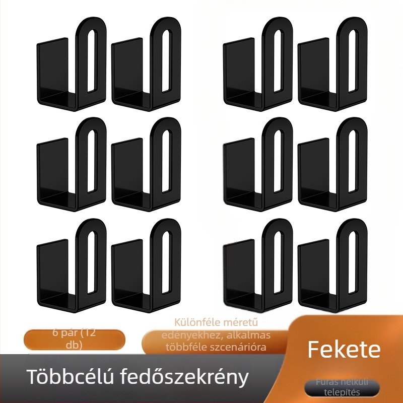 Ütésmentes edénytakaró-tartó, konyhai tárolóállvány, falra szerelhető vágódeszka, vágódeszka, többfunkciós fali tároló műtárgytartó