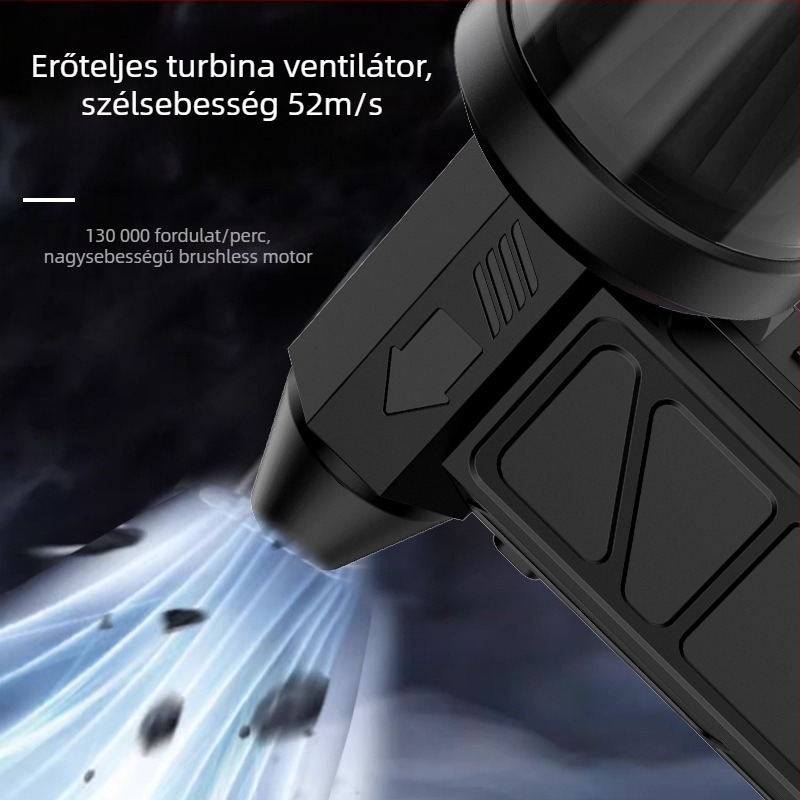 Határokon átnyúló, erőszakos ventilátorfúvás és -szívó, integrált 60 milliós turbinás motor, kefe nélküli töltés, nagy teljesítményű szélturbina, nagy sebességű kézi porszívó