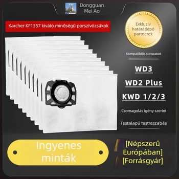 K Archer Kachi porszívó porzsák WD2 Plus/WD3 sorozat Kwd1 Mv3 porzsák tartozékokhoz alkalmas