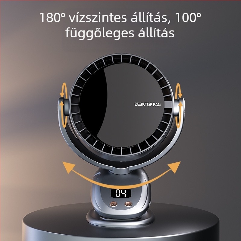 Nagykereskedelmi rázófejes, határokon átnyúló, többfunkciós, vezeték nélküli, klipszellőztető, kültéri kempingezéshez, asztali töltésű, vezeték nélküli ventilátor