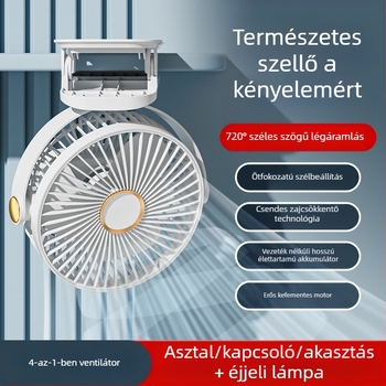 Kis ventilátorcsipesz mini ágy kefe nélküli, ultra csendes USB töltőventilátor otthoni asztali hálószobába, hosszú élettartamú