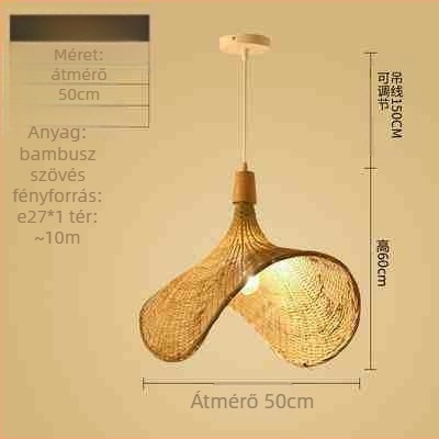 Kínai stílusú bambusz csillár Wabi-Sabi stílusú panzió lépcsőház Teaszoba Japán étterem Hot Pot étterem Zen kombinációs lámpák